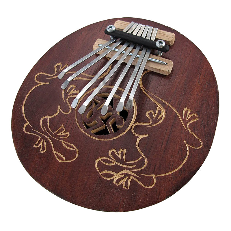 Hand Carved Coconut Karimba Mbira Thumb Piano
