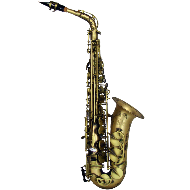 LA Sax Big Lip Series -X- Alto Saxophone - Vintage Matte