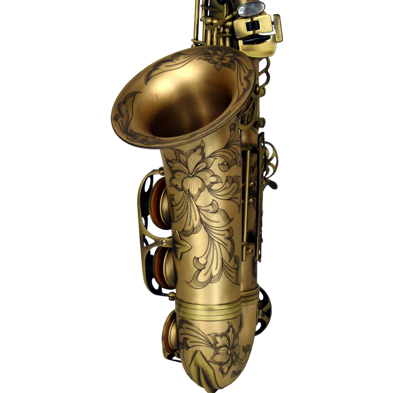 LA Sax Big Lip Series -X- Alto Saxophone - Vintage Matte