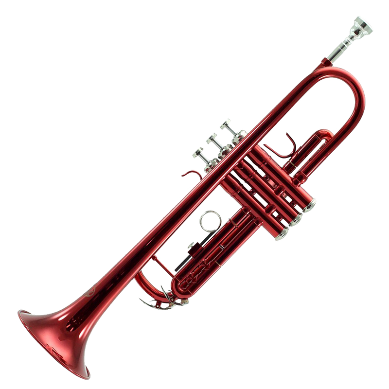 Sky Band Approved Wine Red Lacquer Brass Bb Trumpet with Case