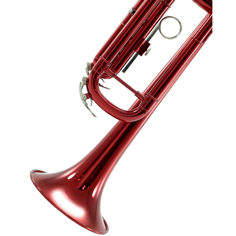 Sky Band Approved Wine Red Lacquer Brass Bb Trumpet with Case