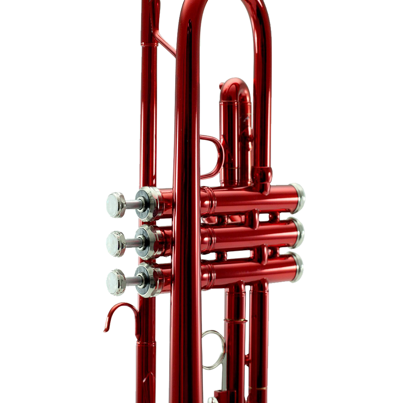 Sky Band Approved Wine Red Lacquer Brass Bb Trumpet with Case