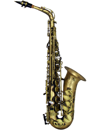 LA Sax Big Lip Series -X- Alto Saxophone - Vintage Matte