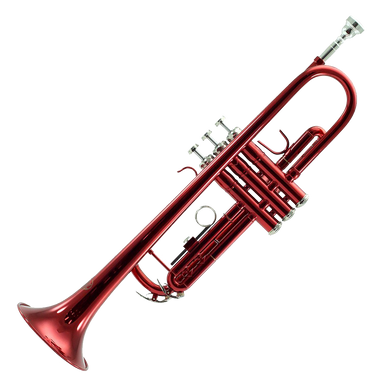 Sky Band Approved Wine Red Lacquer Brass Bb Trumpet with Case