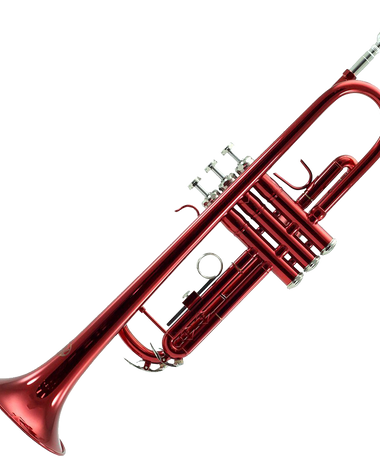 Sky Band Approved Wine Red Lacquer Brass Bb Trumpet with Case